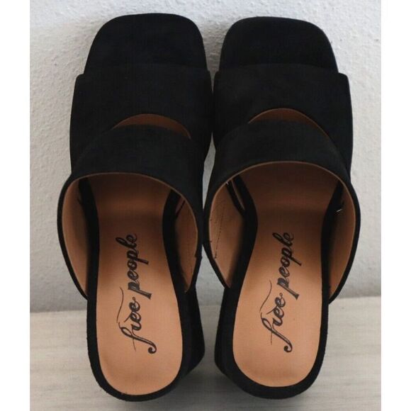 Free People Women's Sz 36 US 6M Black Love Is Everywhere Platform Sandals - Picture 4 of 13